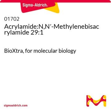 Acrylamide:N,N&#8242;-Methylenebisacrylamide 29:1 BioXtra, for molecular biology