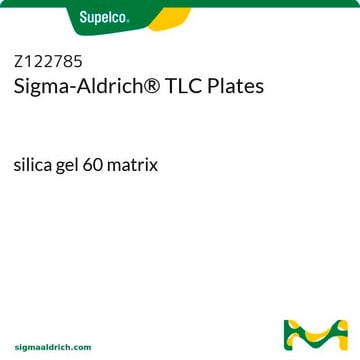 Placas de TLC Sigma-Aldrich&#174; silica gel 60 matrix