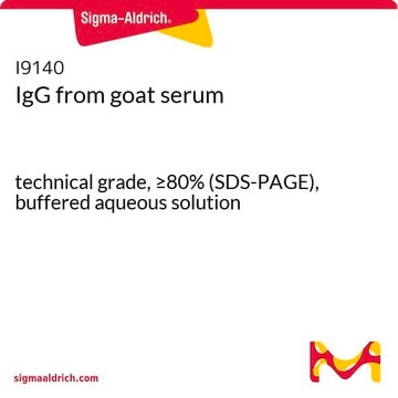 IgG aus goat serum technical grade, &#8805;80% (SDS-PAGE), buffered aqueous solution