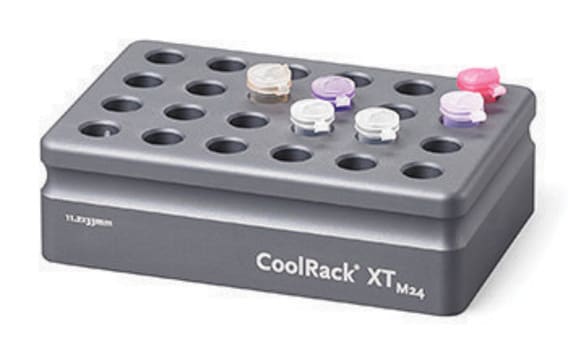 Corning&#174; CoolRack&#174; XTM24, capacity 24 x 1.5 or 2mL microfuge tubes