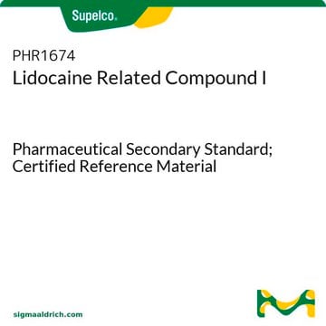 Lidocain-verwandte Verbindung I Pharmaceutical Secondary Standard; Certified Reference Material