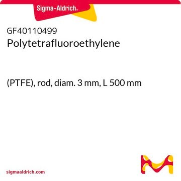 Polytetrafluoroethylene (PTFE), rod, diam. 3&#160;mm, L 500&#160;mm