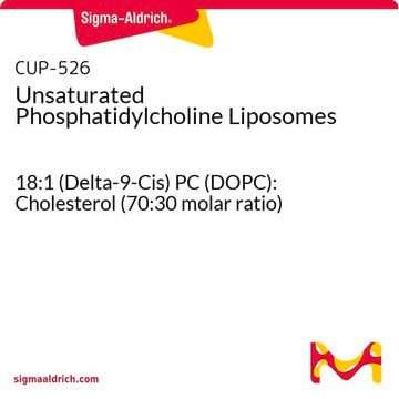 Unsaturated Phosphatidylcholine Liposomes 18:1 (Delta-9-Cis) PC (DOPC): Cholesterol (70:30 molar ratio)