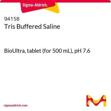 Tris-gepufferte Kochsalzlösung BioUltra, tablet (for 500 mL), pH 7.6