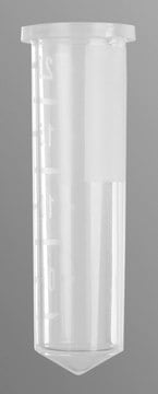 Microtubes no cap, size 2.0&#160;mL, clear, pkg of 10x500tubes/cs