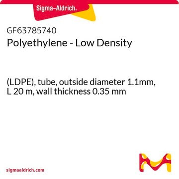 Polyethylene - Low Density (LDPE), tube, outside diameter 1.1mm, L 20&#160;m, wall thickness 0.35&#160;mm