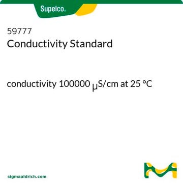 电导率标准品 conductivity 100000&#160;&#956;S/cm at 25&#160;°C