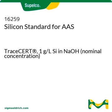 Silicium Standard für AAS TraceCERT&#174;, 1&#160;g/L Si in NaOH (nominal concentration)