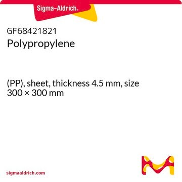 Polypropylene (PP), sheet, thickness 4.5&#160;mm, size 300 × 300&#160;mm