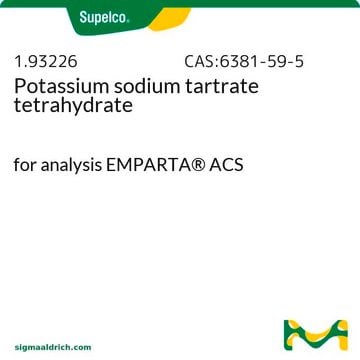 Kaliumnatriumtartrat-Tetrahydrat for analysis EMPARTA&#174; ACS