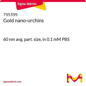 Gold nano-urchins 60&#160;nm avg. part. size, in 0.1 mM PBS