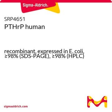 PTHrP 人 recombinant, expressed in E. coli, &#8805;98% (SDS-PAGE), &#8805;98% (HPLC)