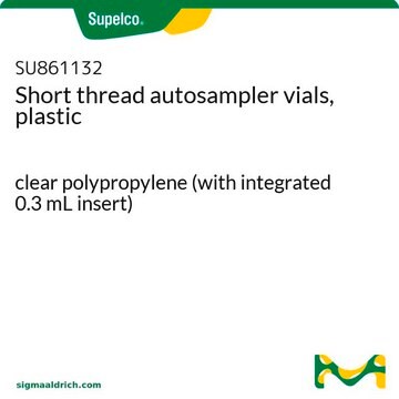 Universal Vial clear polypropylene (with integrated 0.3 mL insert)