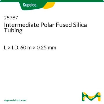 Intermediate Polarity Fused Silica Tubing L × I.D. 60&#160;m × 0.25&#160;mm