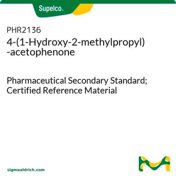 4-(1-Hydroxy-2-methylpropyl)-acetophenone Pharmaceutical Secondary Standard; Certified Reference Material