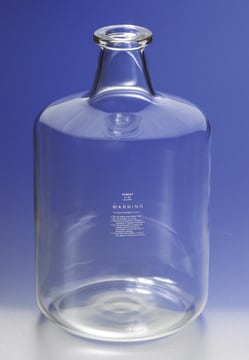 Pyrex&#174; solution bottle capacity 45,500&#160;mL, Carboy shape