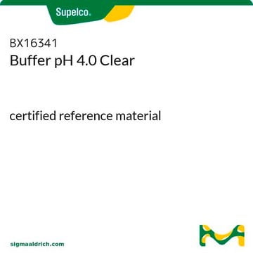 Buffer pH 4.0 Clear certified reference material