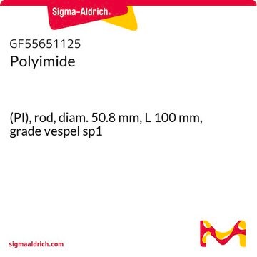 Polyimide (PI), rod, diam. 50.8&#160;mm, L 100&#160;mm, grade vespel sp1