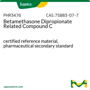 Dipropionian betametazonu Związek pokrewny C certified reference material, pharmaceutical secondary standard