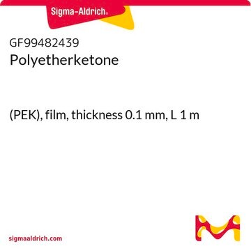 Polyetherketone (PEK), film, thickness 0.1&#160;mm, L 1&#160;m