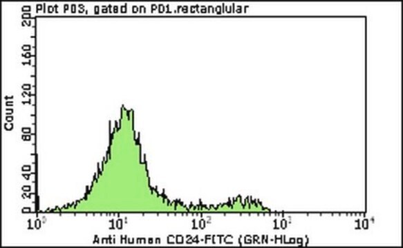 Milli-Mark&#174; Anti-CD24-FITC Antibody, clone SN3 clone SN3, Milli-Mark&#174;, from mouse