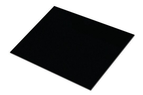 Grace Bio-Labs silicone isolator sheet material thickness 1.6&#160;mm, black silicone sheet, no PSA