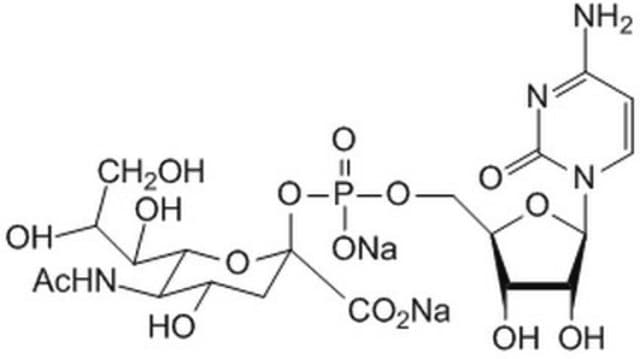 CMP-Sialic Acid, Disodium Salt InSolution, &#8805;95%, 25 mM aqueous solution, required for the biosynthesis of sialic acid-containing complex carbohydrates