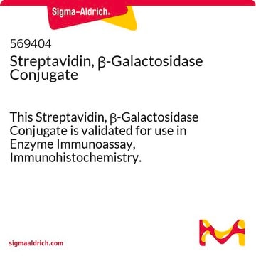 链霉亲和素，&#946;-半乳糖苷酶结合物 This Streptavidin, &#946;-Galactosidase Conjugate is validated for use in Enzyme Immunoassay, Immunohistochemistry.