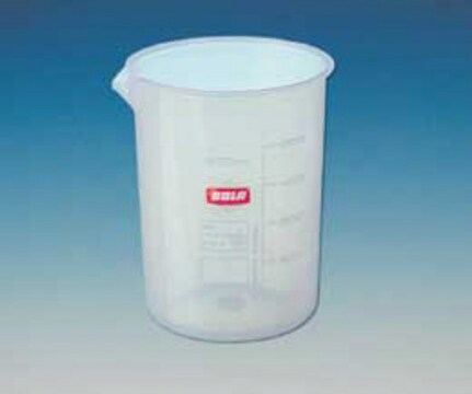 Bohlender&#8482; PTFE beaker capacity 1,000&#160;mL, white