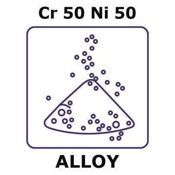 Chromium-nickel alloy, Cr50Ni50 powder, 420micron max. particle size, 100g