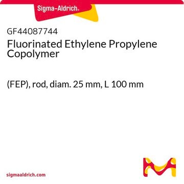 Fluorinated Ethylene Propylene Copolymer (FEP), rod, diam. 25&#160;mm, L 100&#160;mm