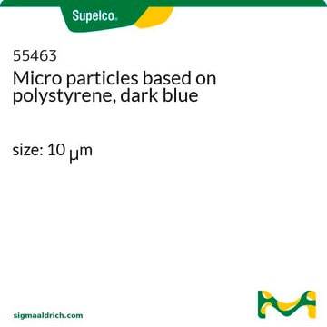 Mikropartikel Polystyrolbasis, dunkelblau size: 10 &#956;m