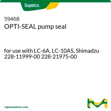 OPTI-SEAL pump seal for use with LC-6A, LC-10AS, Shimadzu 228-11999-00 228-21975-00