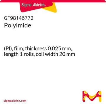 Polyimide (PI), film, thickness 0.025&#160;mm, length 1 rolls, coil width 20&#160;mm