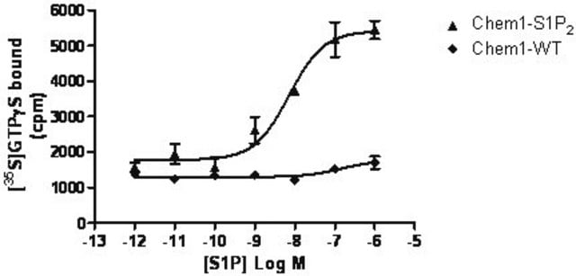 ChemiSCREEN Human Recombinant S1P2 Lysophospholipid Receptor Membrane Preparation Human S1P2 / EDG5 GPCR membrane preparation for GTP&#947;S Binding &amp; Radioligand Binding Assays.