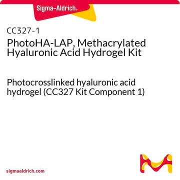 PhotoHA-LAP, methacryliertes Hyaluronsäurehydrogel-Kit Photocrosslinked hyaluronic acid hydrogel (CC327 Kit Component 1)