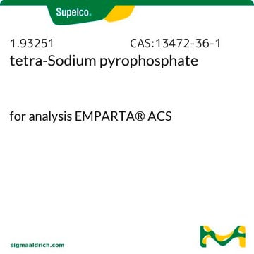 tetra-Sodium pyrophosphate for analysis EMPARTA&#174; ACS