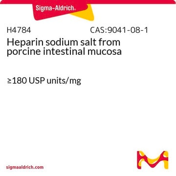 Héparine sodium salt from porcine intestinal mucosa &#8805;180&#160;USP units/mg