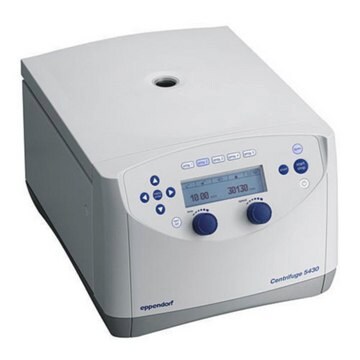 Eppendorf&#174; Centrifuge 5430 G knob, without rotor, AC/DC input 230 V AC, UK plug