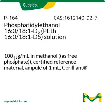 Phosphatidylethanol 16:0/18:1-D5 (PEth 16:0/18:1-D5) solution 100&#160;&#956;g/mL in methanol ((as free phosphate)), certified reference material, ampule of 1&#160;mL, Cerilliant&#174;