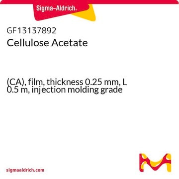 Cellulose Acetate (CA), film, thickness 0.25&#160;mm, L 0.5&#160;m, injection molding grade