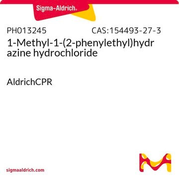 1-Methyl-1-(2-phenylethyl)hydrazine hydrochloride AldrichCPR