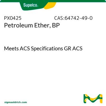 Éter de petróleo (bencina) Meets ACS Specifications GR ACS