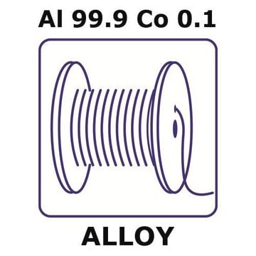 Aluminum-cobalt alloy, Al99.9Co0.1 0.5m wire, 1.0mm diameter, as drawn