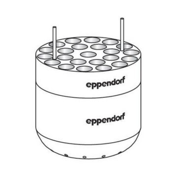 Adapter for Eppendorf&#174; S-4-104 capacity, 23 x 2.6 - 8 mL round-bottom Tubes, pack of 2