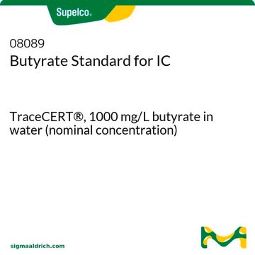 Butyrat Standard für IC TraceCERT&#174;, 1000&#160;mg/L butyrate in water (nominal concentration)