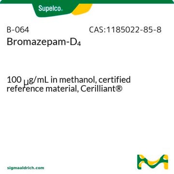 Bromazepam-D4 100&#160;&#956;g/mL in methanol, certified reference material, Cerilliant&#174;