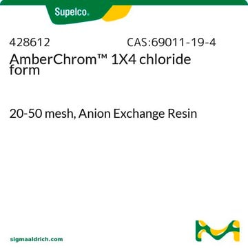 Dowex 1X4 塩化物フォーム 20-50&#160;mesh, Anion Exchange Resin