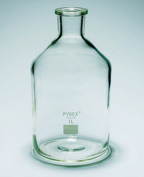 Pyrex&#174; Reagent bottles, unground narrow neck capacity 5000&#160;mL