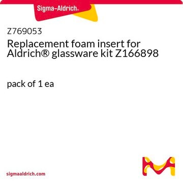 Replacement foam insert for Aldrich&#174; glassware kit Z166898 pack of 1&#160;ea